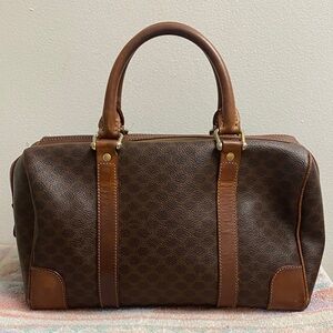 Vintage Celine Macadam Boston bag